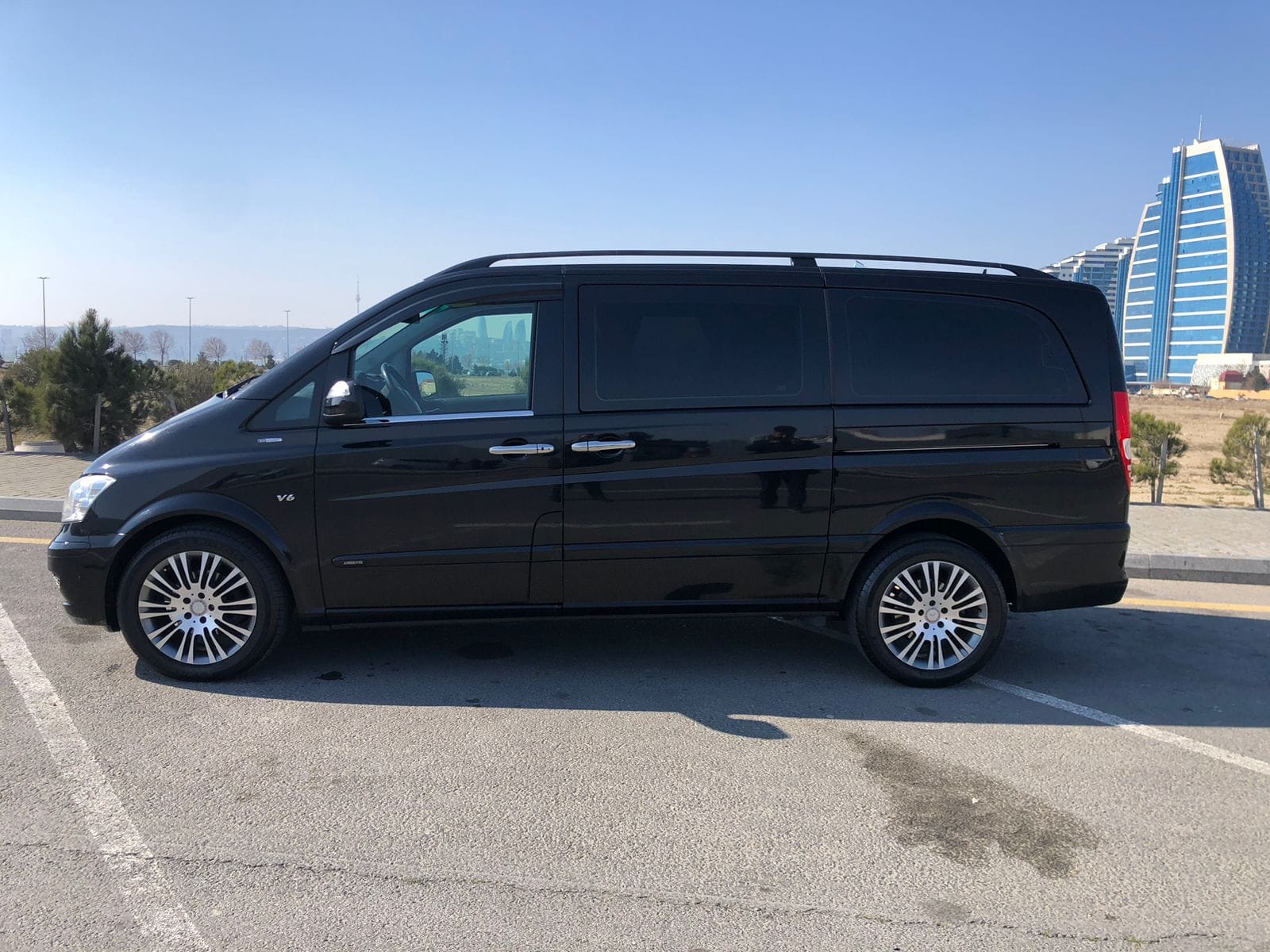 Private car for family trips in Azerbaijan