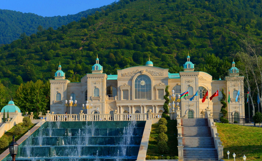 Breathtaking view of Bajy-Gabala mountain range