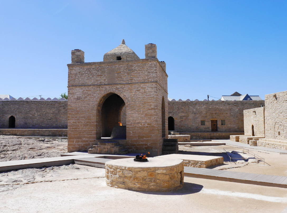 Panoramic view of Gobustan reserve